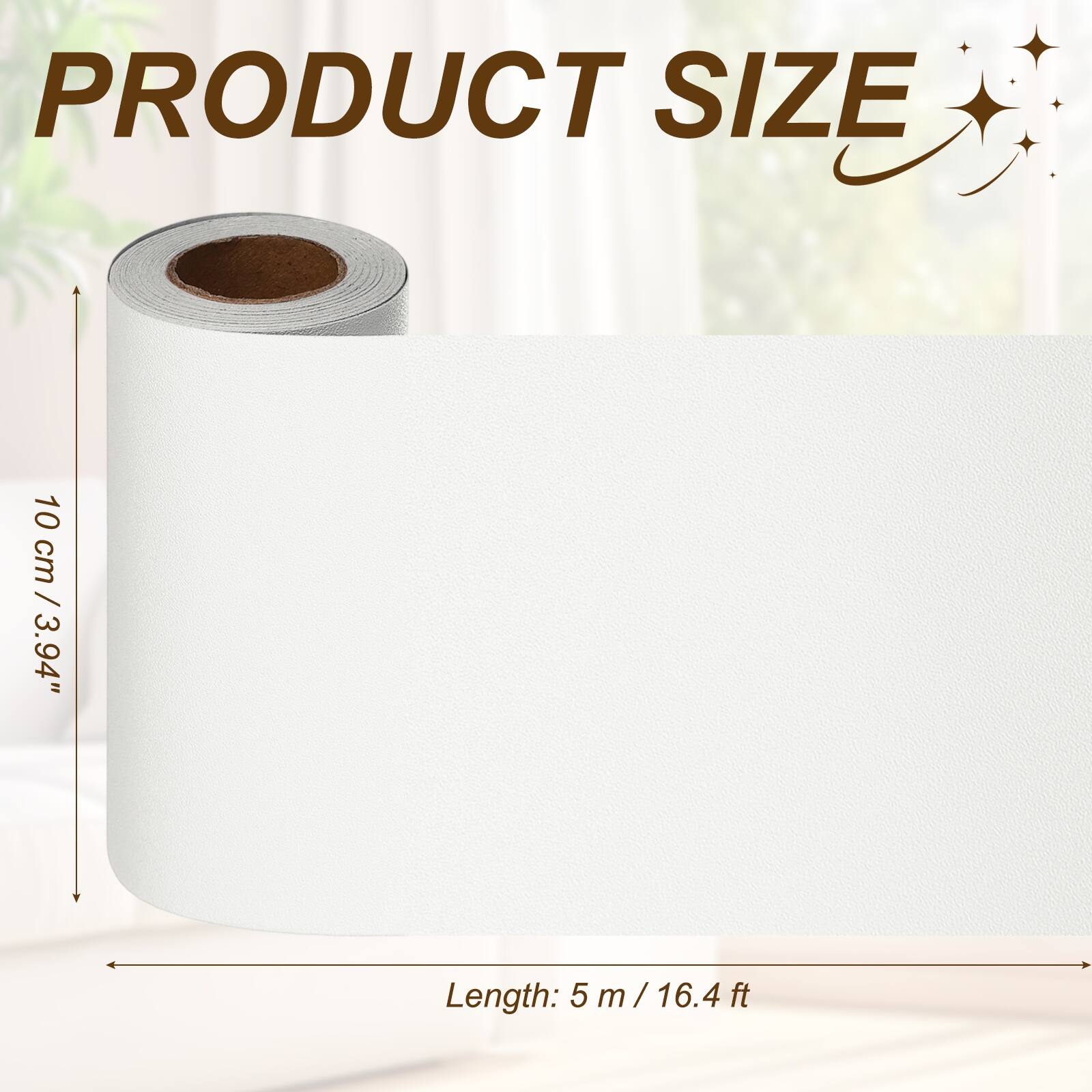 PRODUCT SIZE

10 cm / 3.94" 

Length: 5 m / 16.4 ft