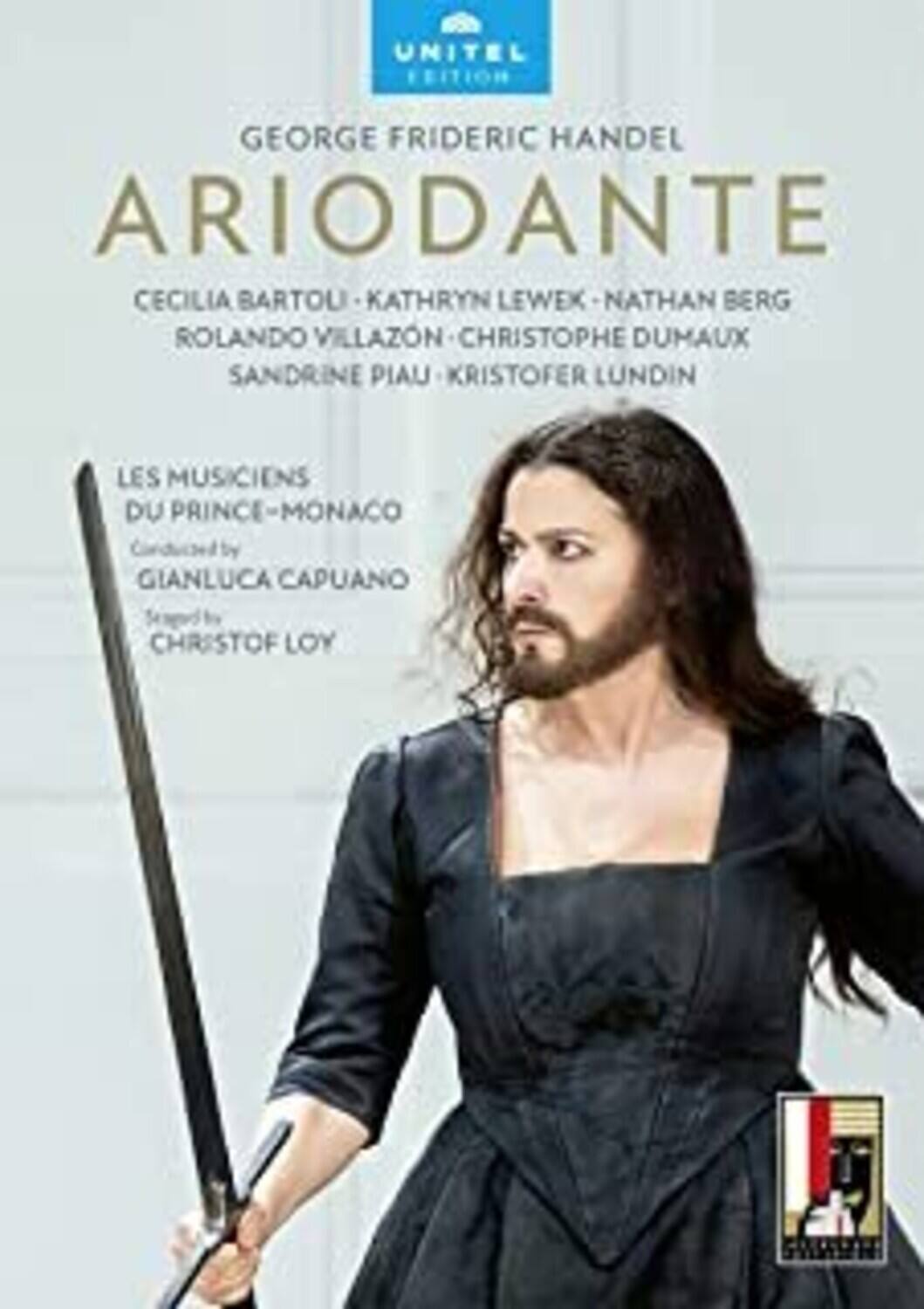 Front. Les Musiciens Du Prince - Monaco Salzburger Bachchor Capuano - Ariodante   - DVD.