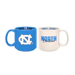 Logo Brands - North Carolina Tar Heels 2-Pack 15oz. Stackable Mug Set - Multicolor