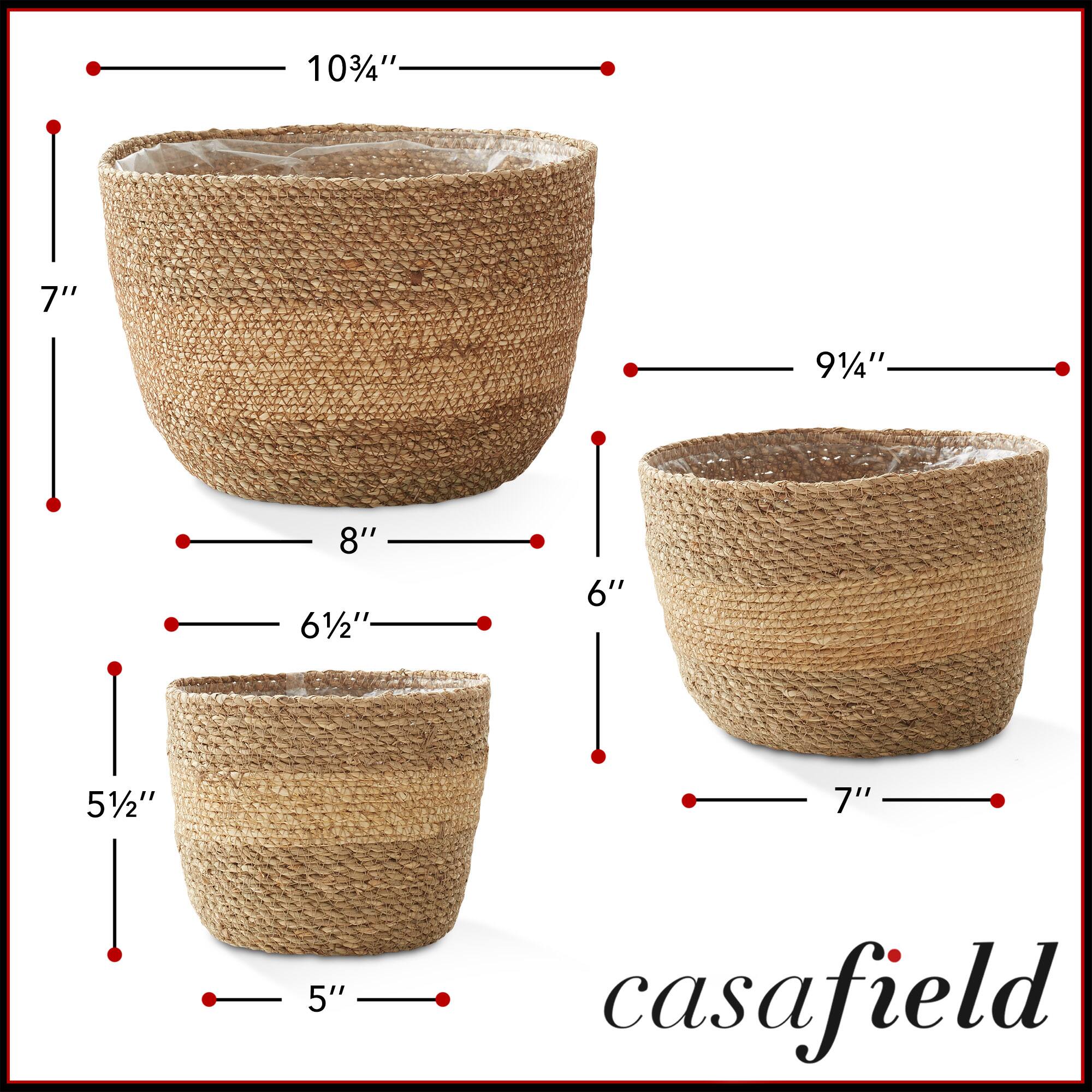 10 3/4" 7" 9 1/4" 8" 6 1/2" 6" 5 1/2" 7" 5" casafield