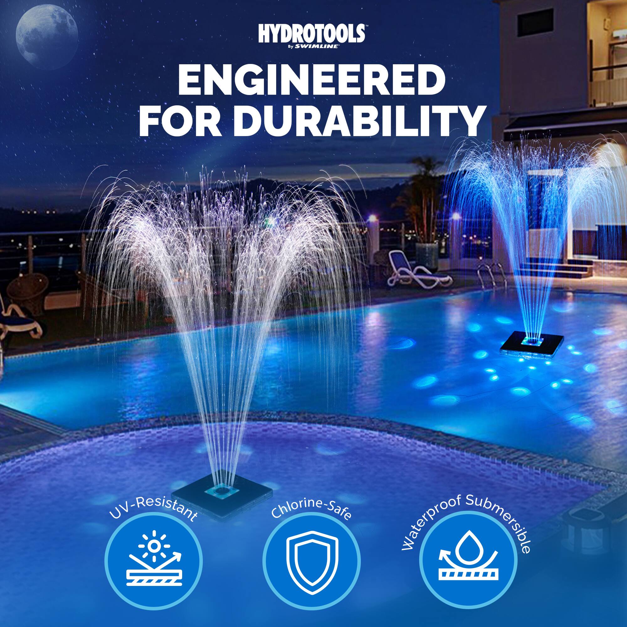 HYDROTOOLS  
ENGINEERED FOR DURABILITY  

- UV-Resistant  
- Chlorine-Safe  
- Waterproof Submersible