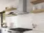 Alt View 12. Zephyr - Brisas 30 in. 600 CFM Curved Glass Wall Mount Range Hood with LED Lights - Stainless Steel/Glass.