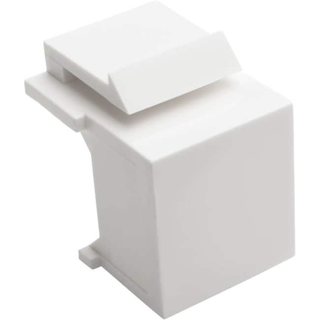 Tripp Lite - 10PK KEYSTONE JACK INSERT SNAP IN BLANK - White