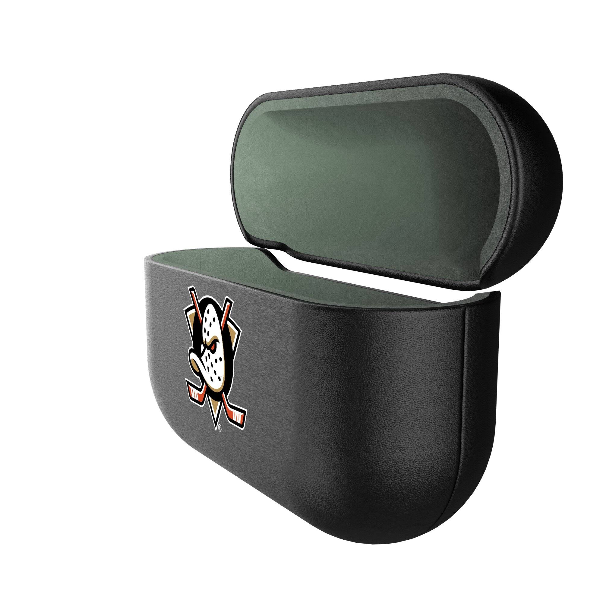 Alt View 1. Keyscaper - Anaheim Ducks Anaheim Ducks Insignia 1st Gen AirPods Pro Case Cover - No Size - Black.