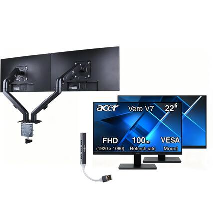 acer Vero V7 22" FHD 100Hz VESA (1920 x 1080) Refresh rate Mount