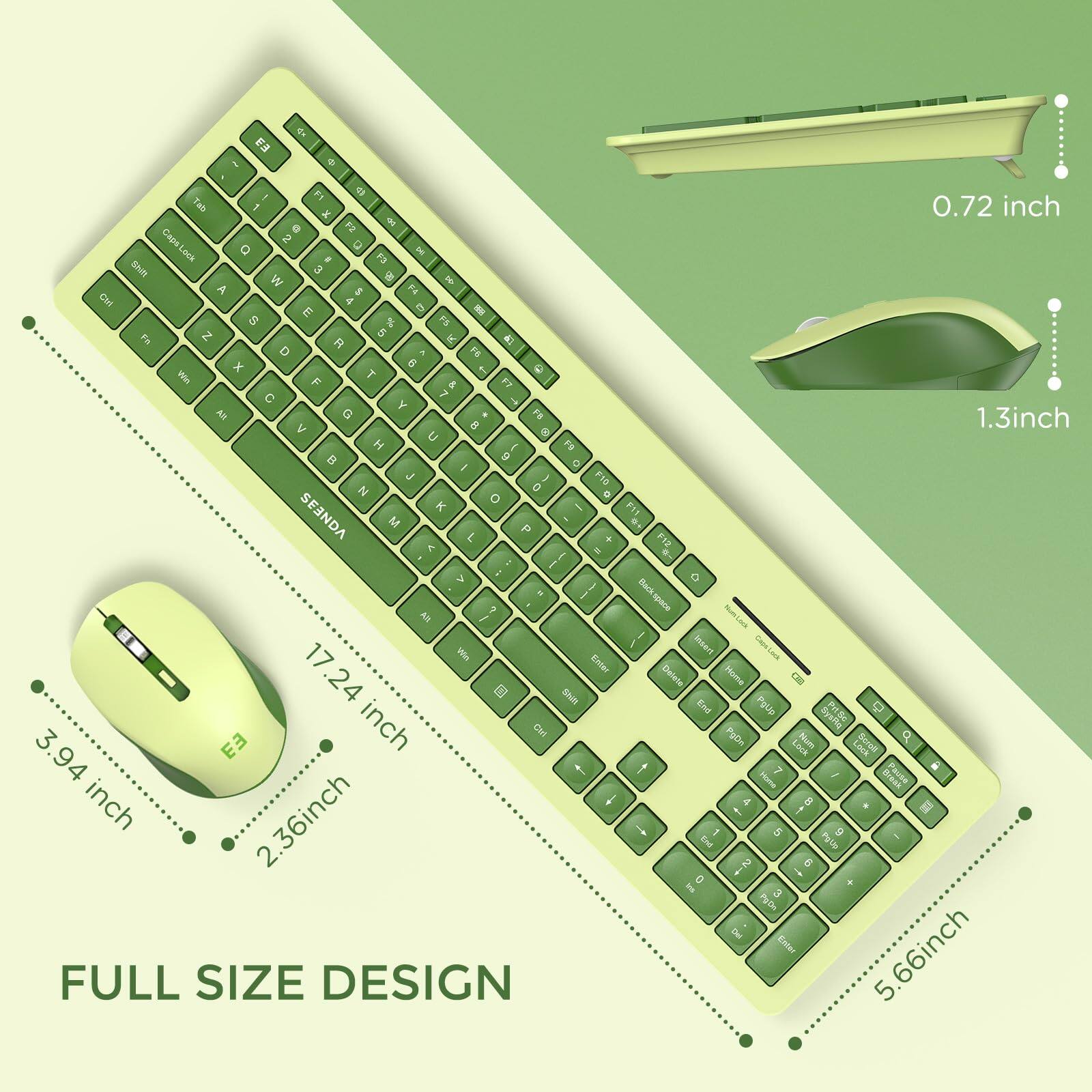 - Full Size Design
- 0.72 inch
- 1.3 inch
- 17.24 inch
- 3.94 inch
- 2.36 inch
- 5.66 inch