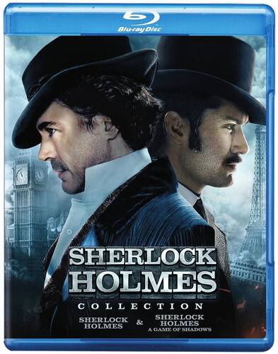 Front. Sherlock Holmes Collection: Sherlock Holmes / Sherlock Holmes: A Game of Shadows   - BLU-RAY.