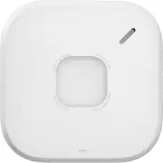 The text on the image reads: "ALARM TEST TO PUSH SMOKE & ALARM AIR FRESH TO MOVE PUSH TO ALARM SILENCE POWER."