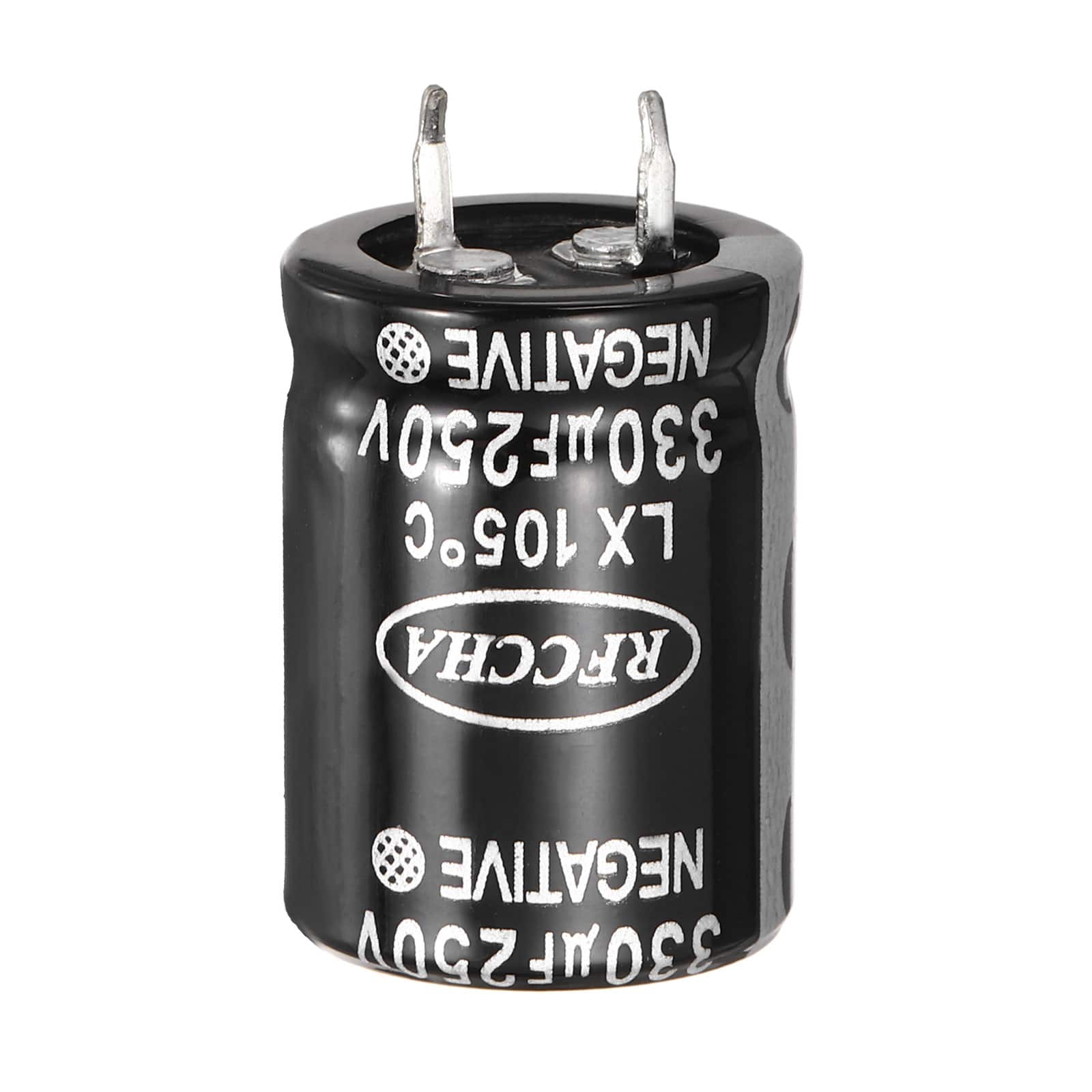 Unique Bargains - 250V 330uF Snap-in Electrolytic Capacitor, 2 Pin, 30.5x22mm, for Audio/Filter/Appliances - Black price history on PriceWatchPro