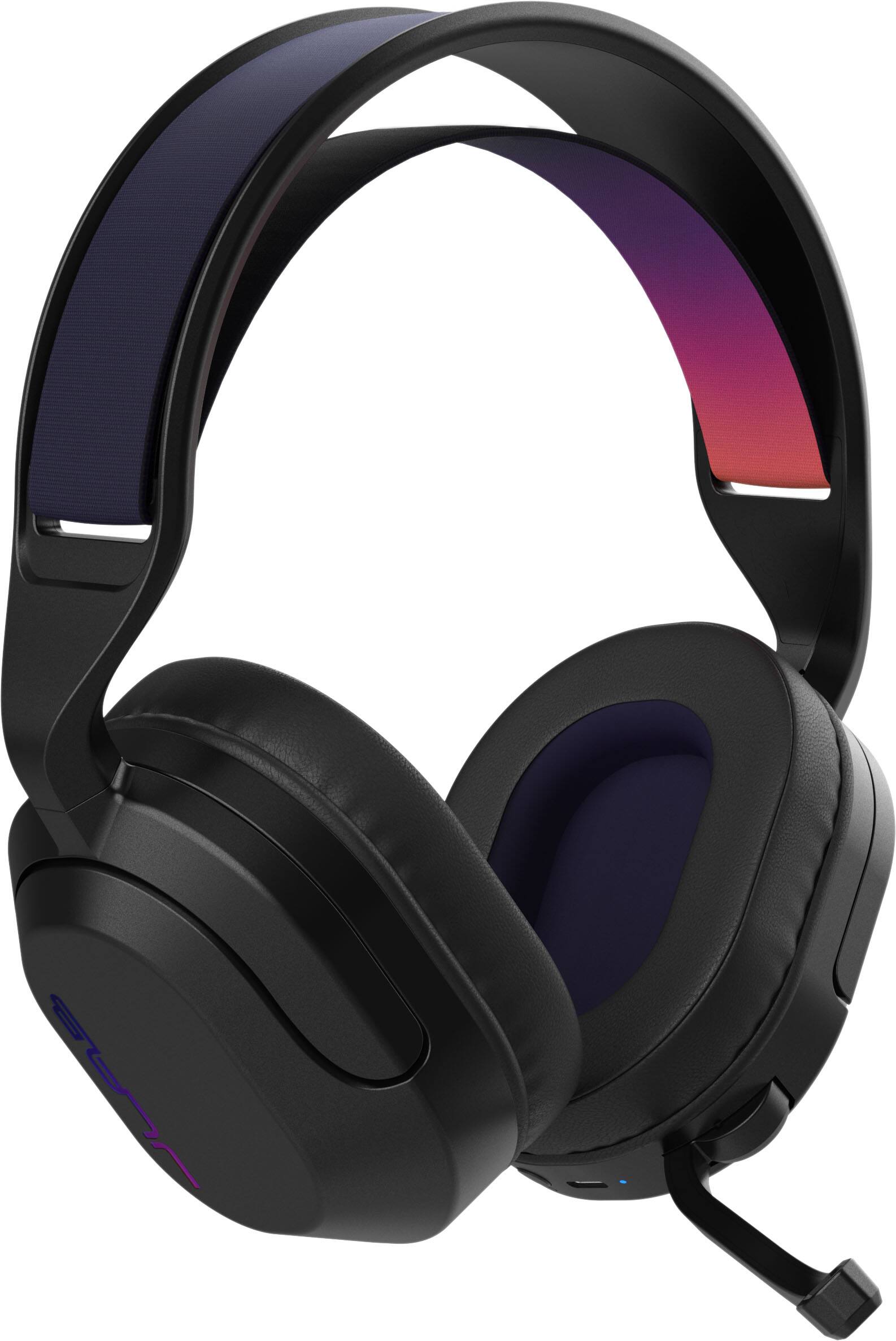 Back. JLab - Nightfall Wireless Bluetooth Gaming Over the Ear Headset - Black.