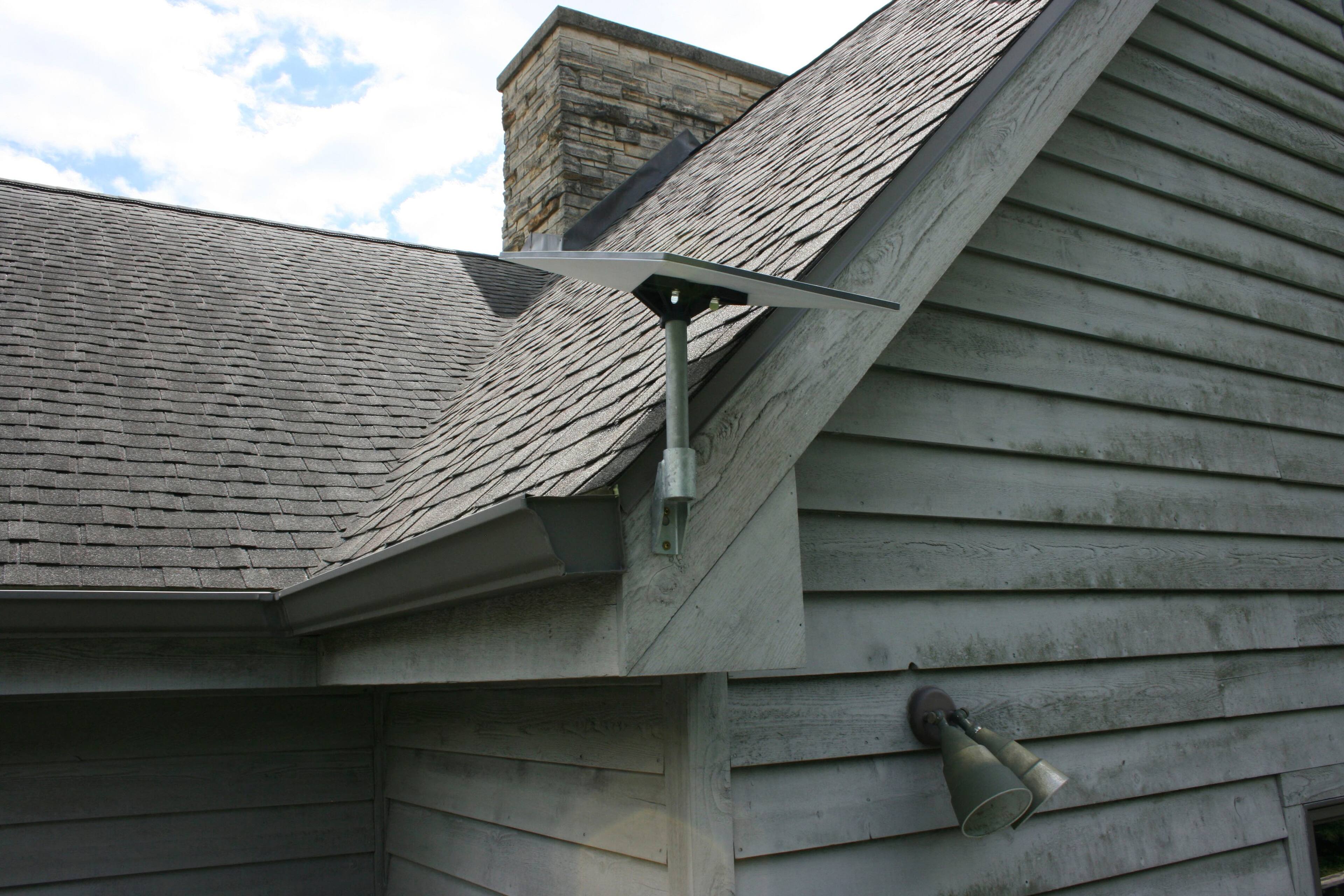 Alt View 13. Baird Mounts - Starlink Short Wall Mount - Galvanized Steel.