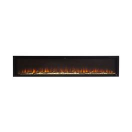 Touchstone Home Products - 100 in. Wall Mounted Recessed Sideline Elite Smart Electric Fireplace 1500W - Black