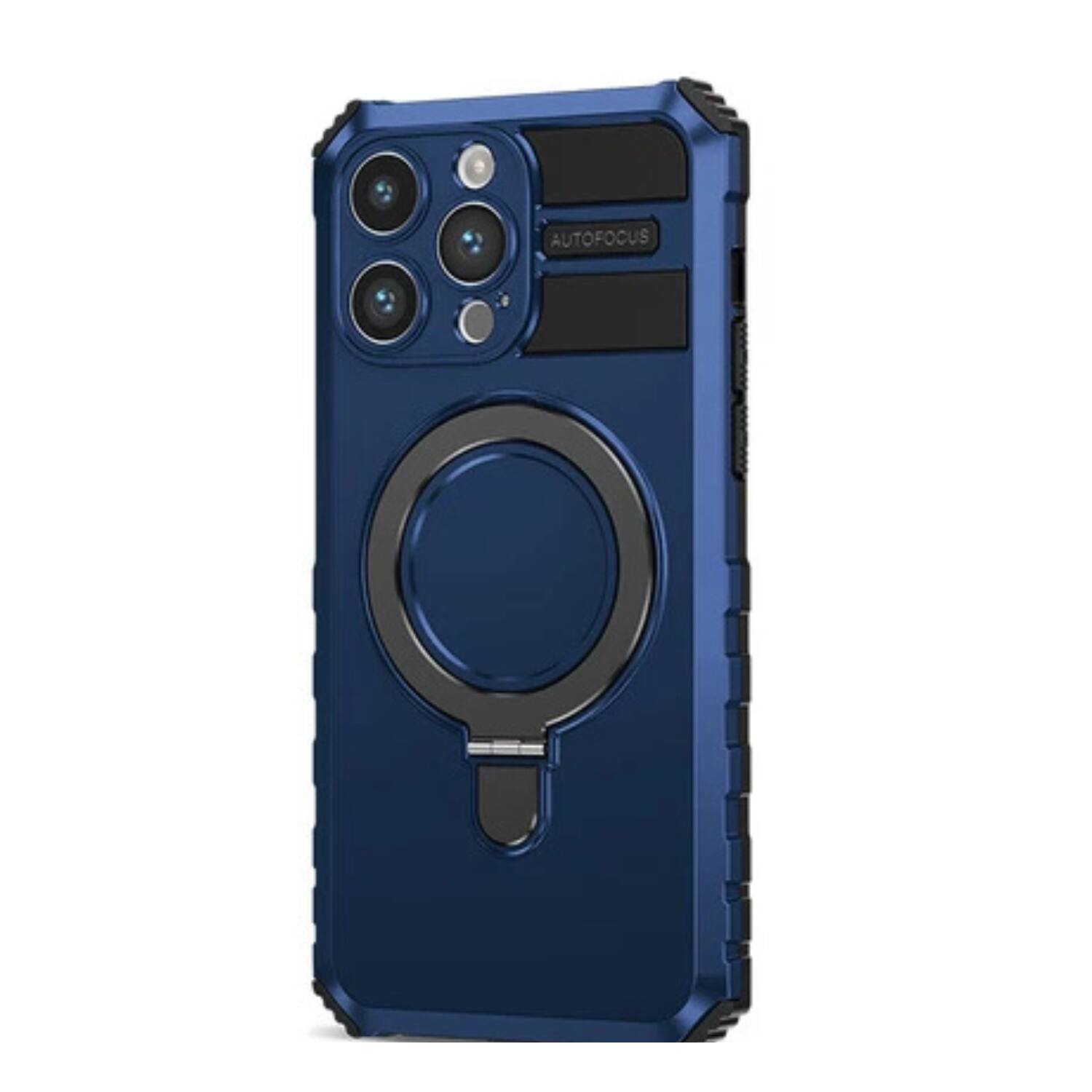 Front. Stock Preferred - iPhone 17 Pro Max MagSafe Magnetic Case with Screen Protector RoyalBlue - RoyalBlue.