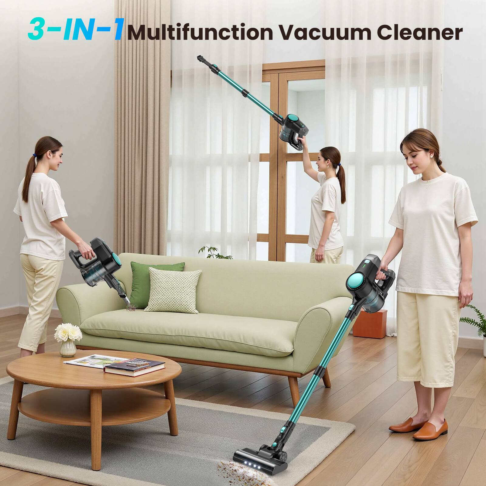 3-IN-1 Multifunction Vacuum Cleaner