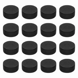 Unique Bargains - Single Sided Speaker Isolation Pads 45x20mm Round EVA Acoustic Foam Anti-Vibration Feet for Speaker Subwoofer, 16pcs - Black