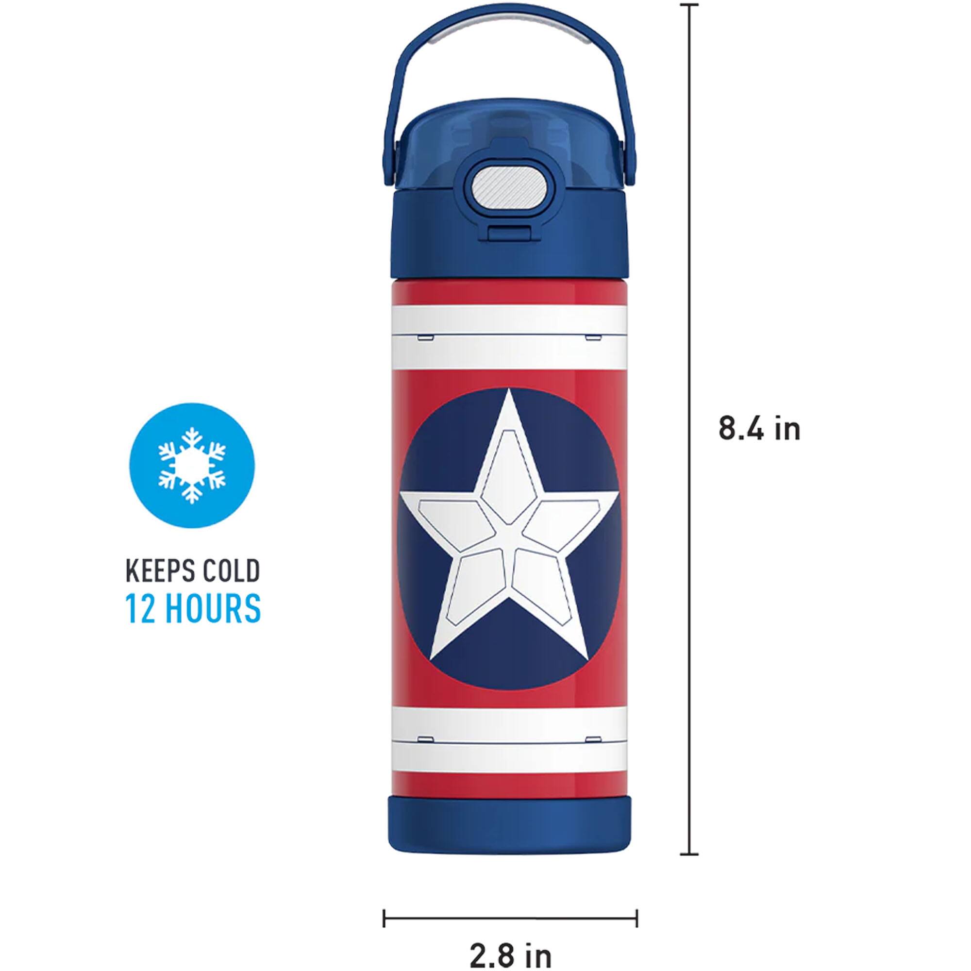 8.4 in  
KEEPS COLD 12 HOURS  
2.8 in