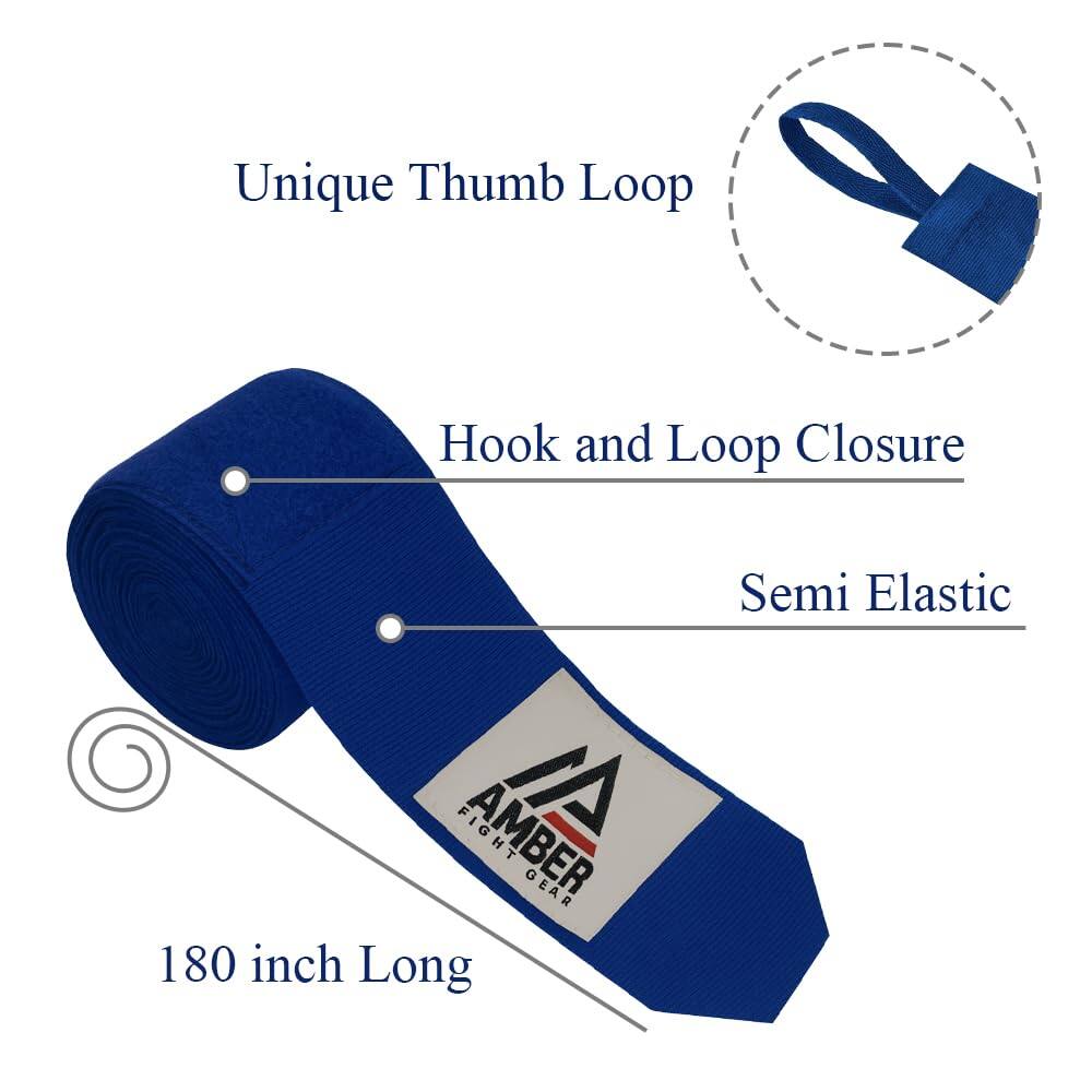 Unique Thumb Loop  
Hook and Loop Closure  
Semi Elastic  
180 inch Long
