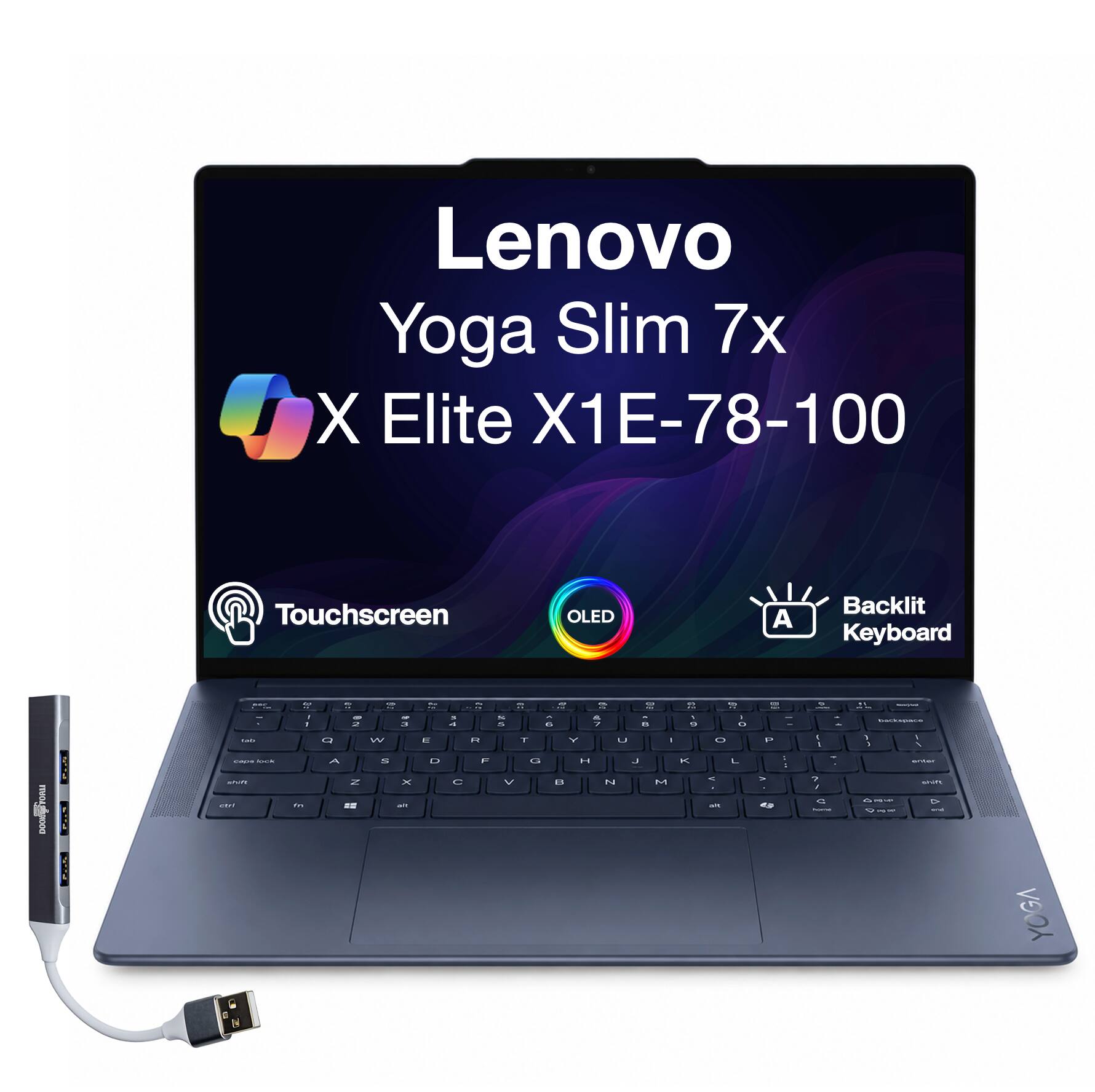 Lenovo Yoga Slim 7x X Elite X1E-78-100 Touchscreen OLED A Backlit Keyboard