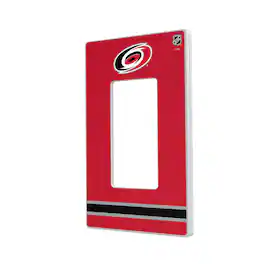 Keyscaper - Carolina Hurricanes Single Rocker Lightswitch Plate - Multicolor