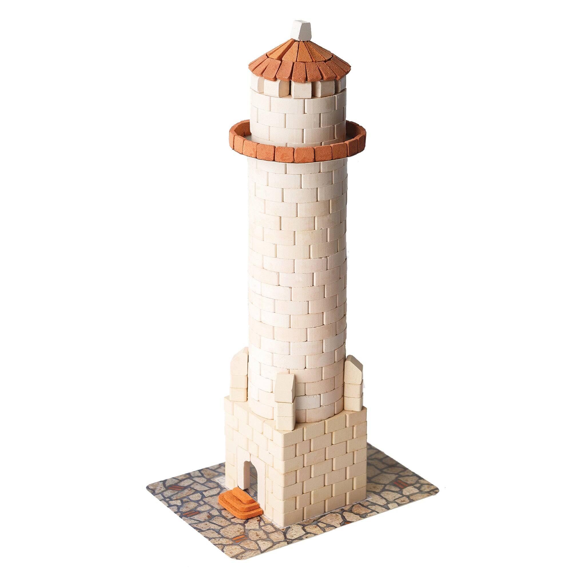 Angle. Wise Elk - Lighthouse Mini Brick Building Kit, 500 pcs - Multicolor.