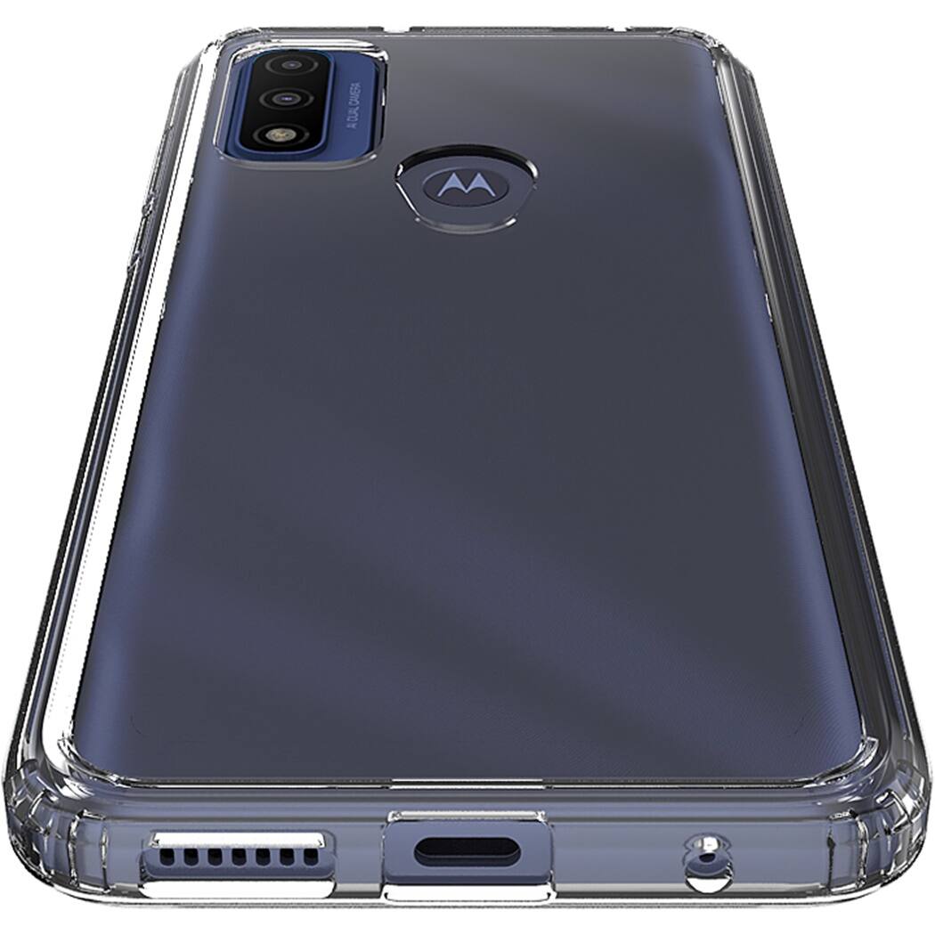 Alt View 15. SaharaCase - Hybrid-Flex Hard Shell Case for Motorola G Pure and G Power 2022 - Clear.