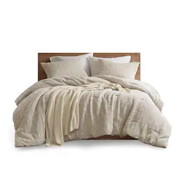 Gracie Mills - 3-PC Grayson Comforter Set - Natural