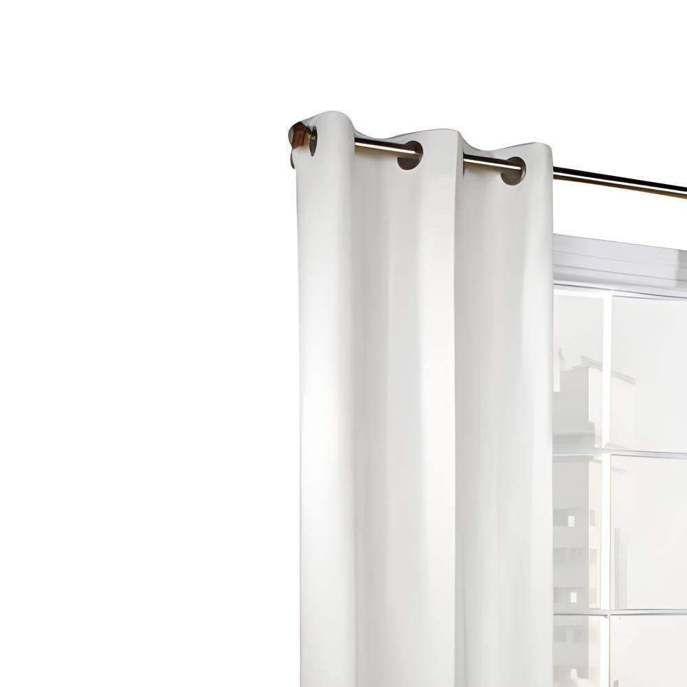 Angle. Commonwealth Home Fashions - Commonwealth Thermalogic Weather Cotton Fabric Grommet Top Panel - 160x84" - White - White.