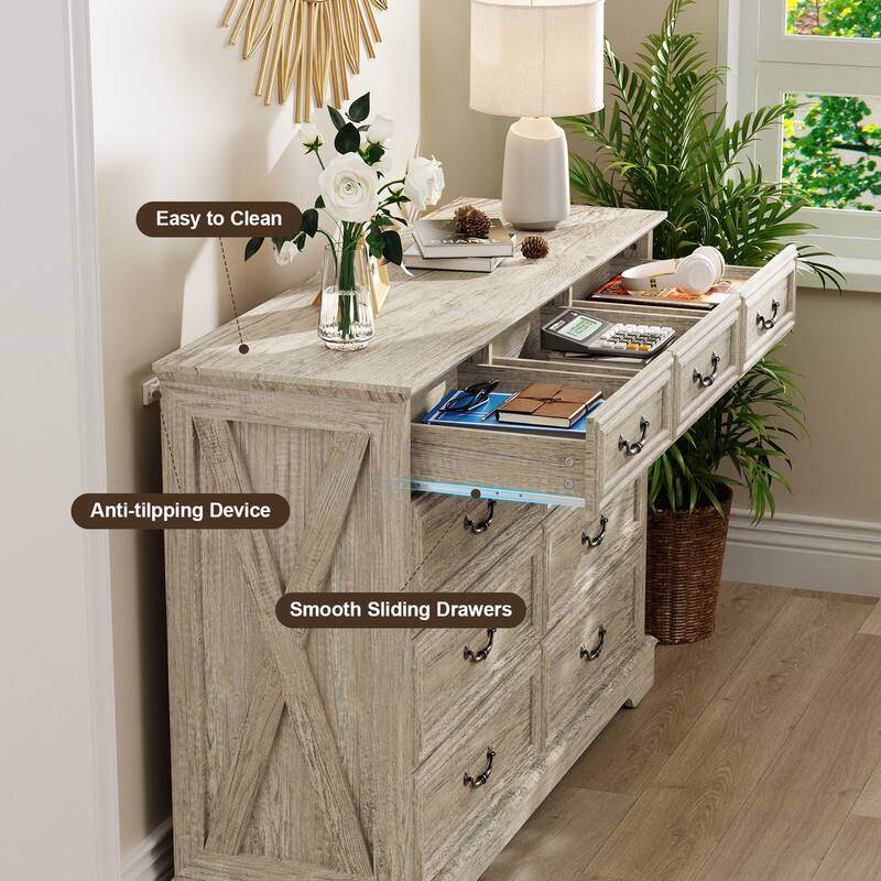 Easy to Clean  
Anti-tilting Device  
Smooth Sliding Drawers