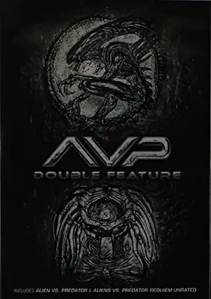 Front. AVP Double Feature: Alien vs. Predator / Aliens vs. Predator: Requiem - DVD.