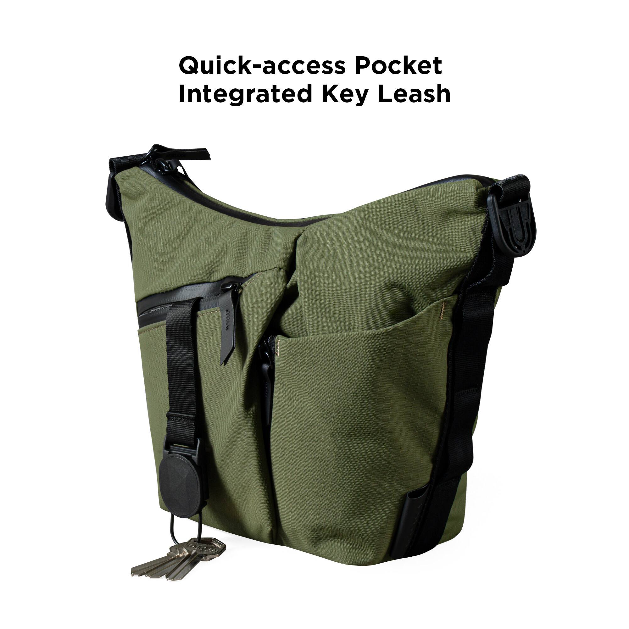 Quick-access Pocket  
Integrated Key Leash