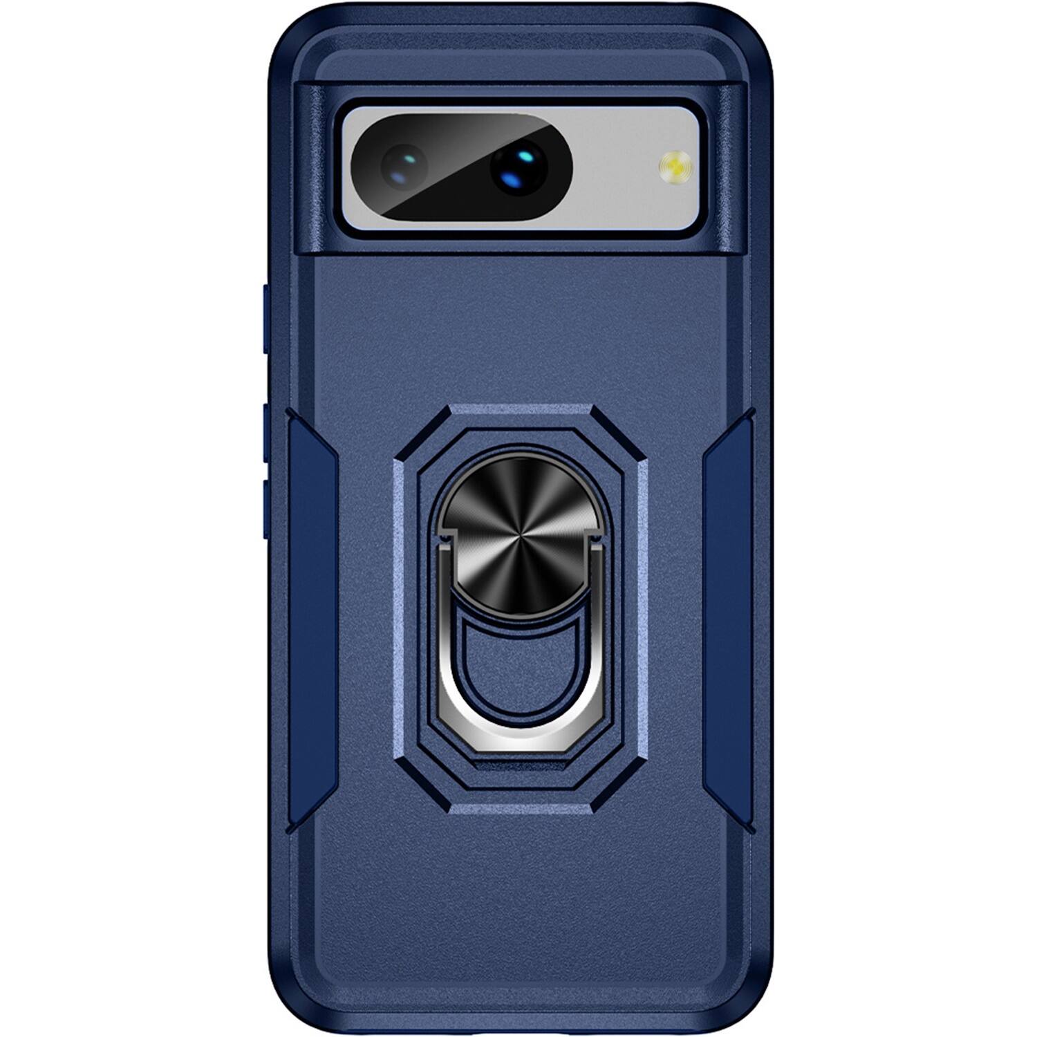Front. SaharaCase - Military Kickstand Series Case for Google Pixel 8 - Blue.