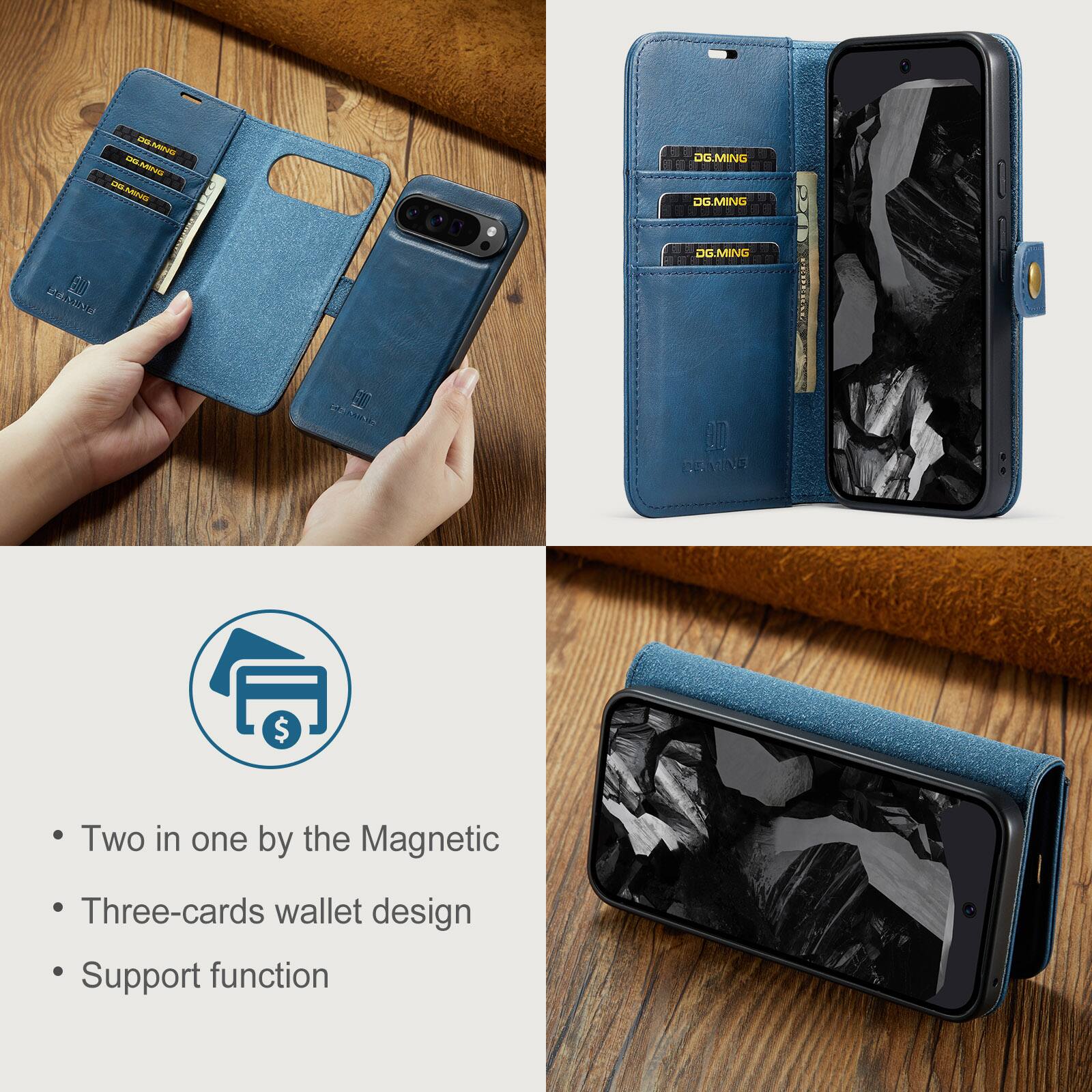 UNAAS LAN - AMAA CHOMING - A 40 DG.MING DG.MING DG.MING! OTOS O0 IE MNS $ Two in one by the Magnetic Three-cards wallet design Support function