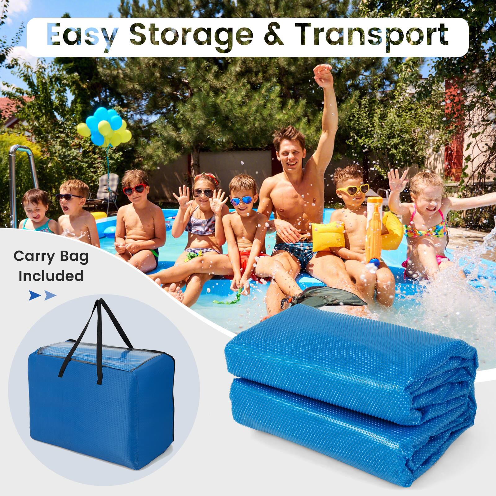 Easy Storage & Transport  
Carry Bag Included