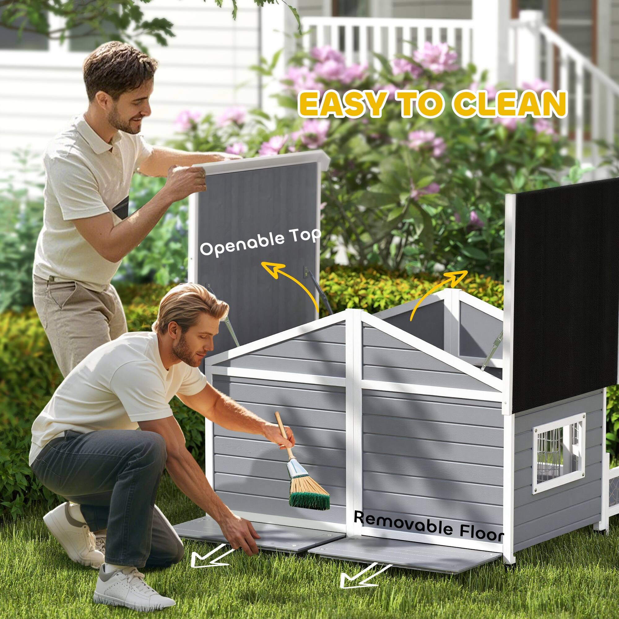 EASY TO CLEAN

Openable Top

Removable Floor