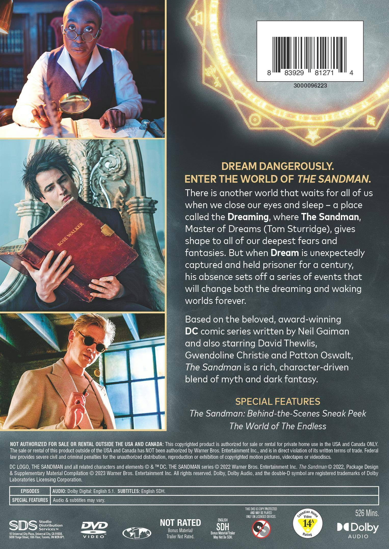 Back. The Sandman: The Complete First Season [DVD].