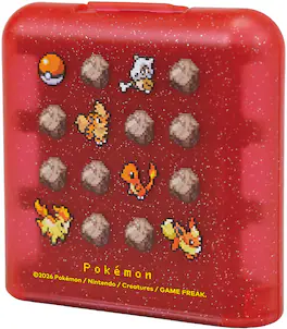 Hori - 24-Game Card Case (Pokemon Pixel for Nintendo Switch 2 - Red
