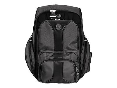 Front. Kensington - Kensington Contour Laptop Backpack, Black (K62238A) - Black.