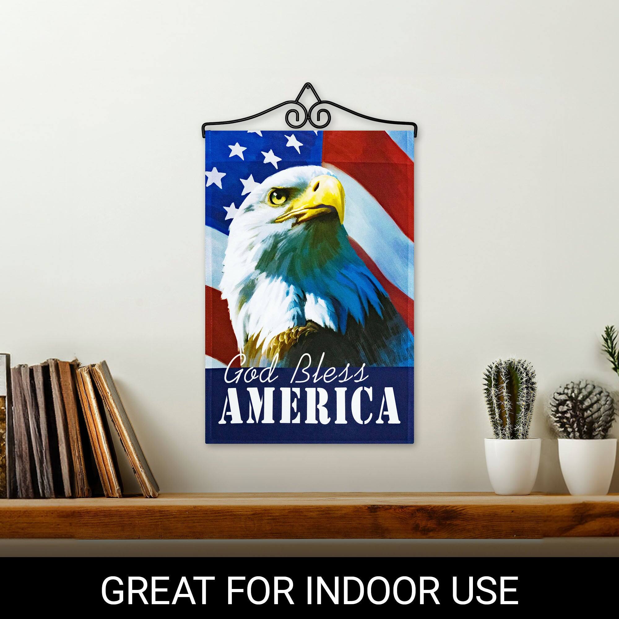 God Bless AMERICA  
GREAT FOR INDOOR USE
