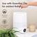 Top. CRANE - Top Fill Cool Mist Humidifier – 1.2 Gallon with Sleep Support Light & Essential Oil Tray - White.