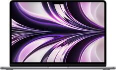 Front. Apple - Geek Squad Certified Refurbished MacBook Air 13.6" Laptop - Apple M2 chip - 8GB Memory - 256GB SSD - Space Gray.