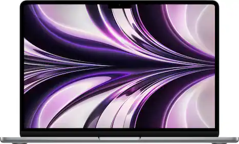 Geek Squad Certified Refurbished MacBook Air 13.6" Laptop - Apple M2 chip - 8GB Memory - 256GB SSD - Space Gray