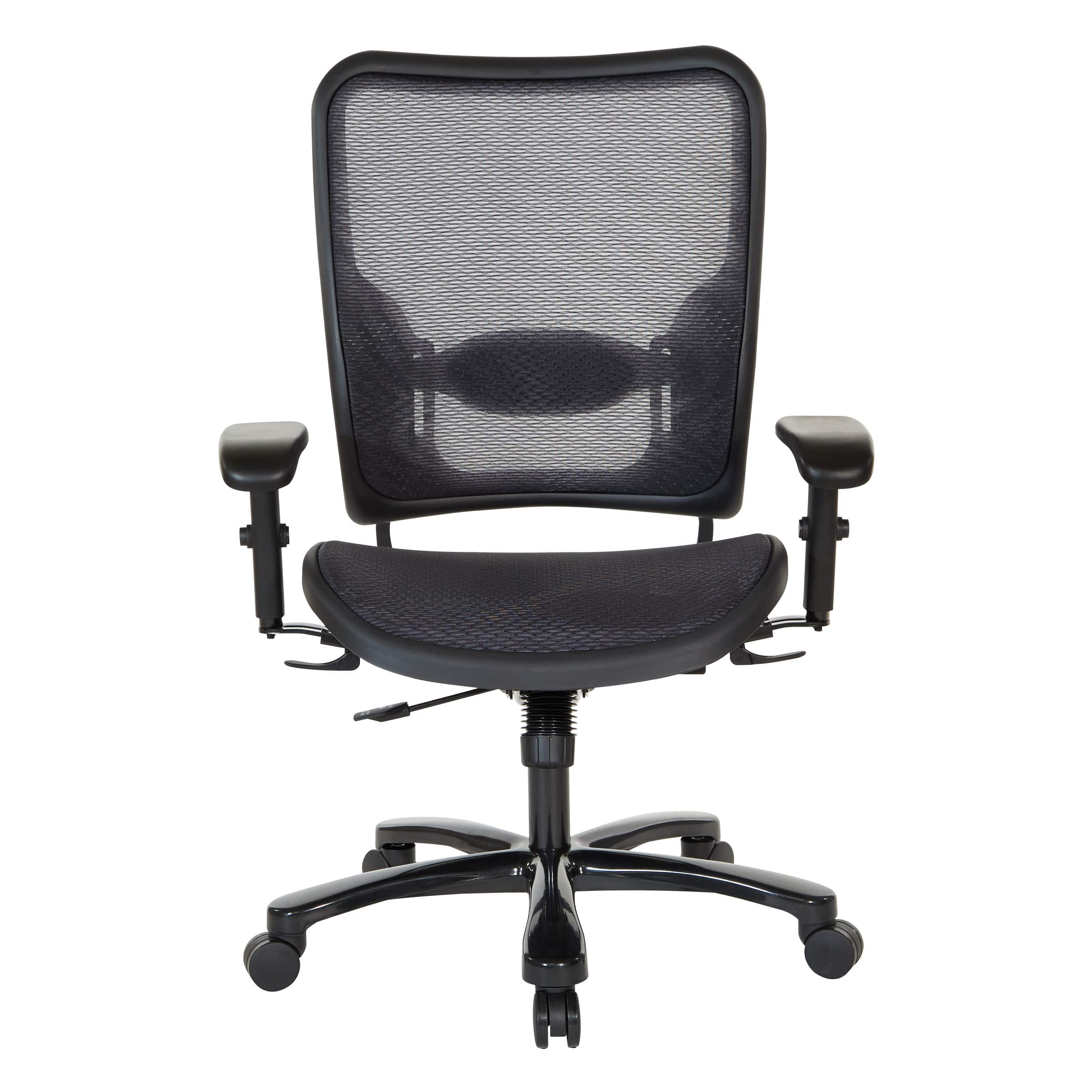 Office Star Products - Air Grid Seat/Back Big & Tall Chair - Black
