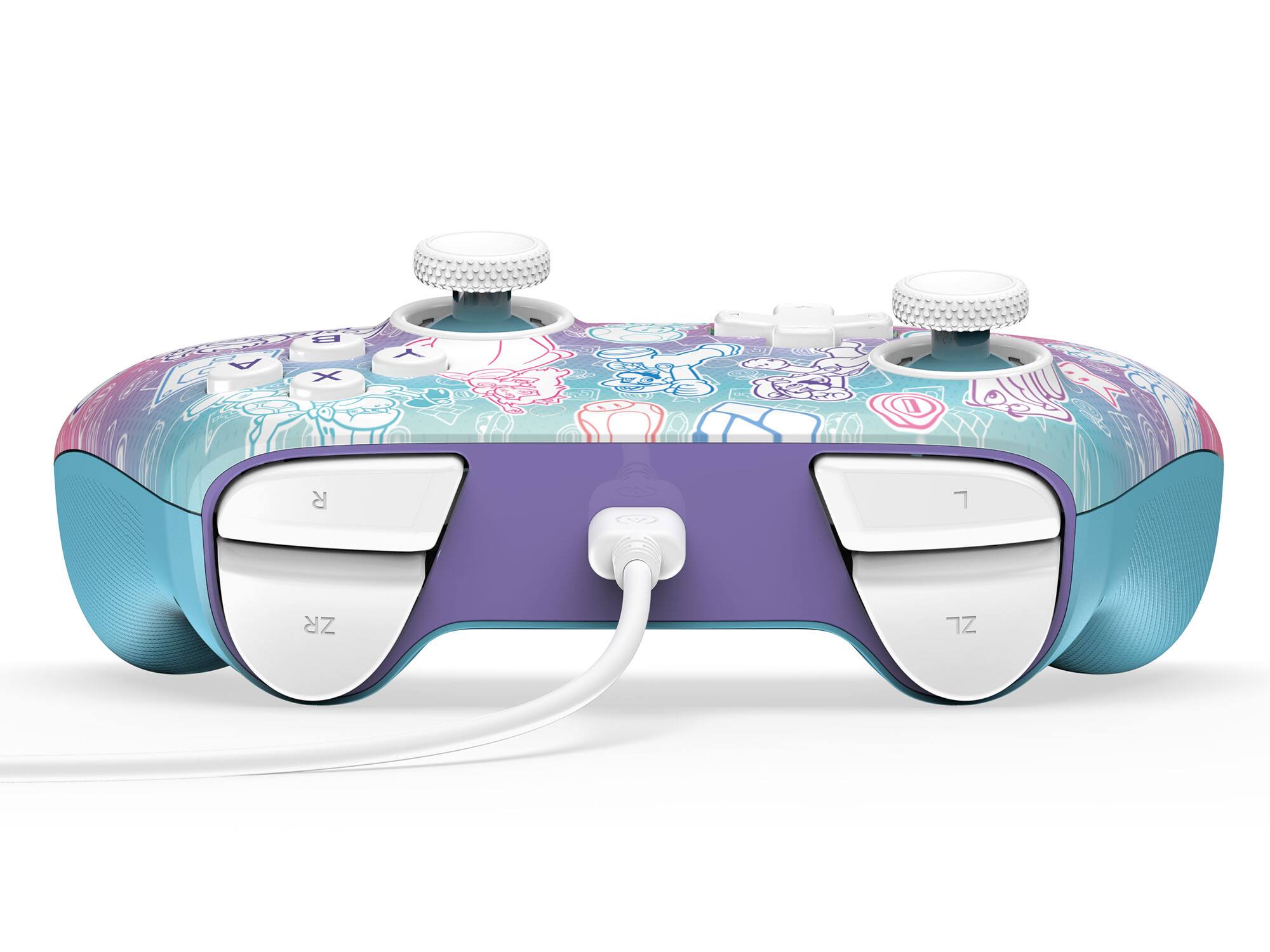 Alt View 13. PowerA - PowerA Advantage Wired Controller for Nintendo Switch 2 - Mushroom Kingdom - Mushroom Kingdom.