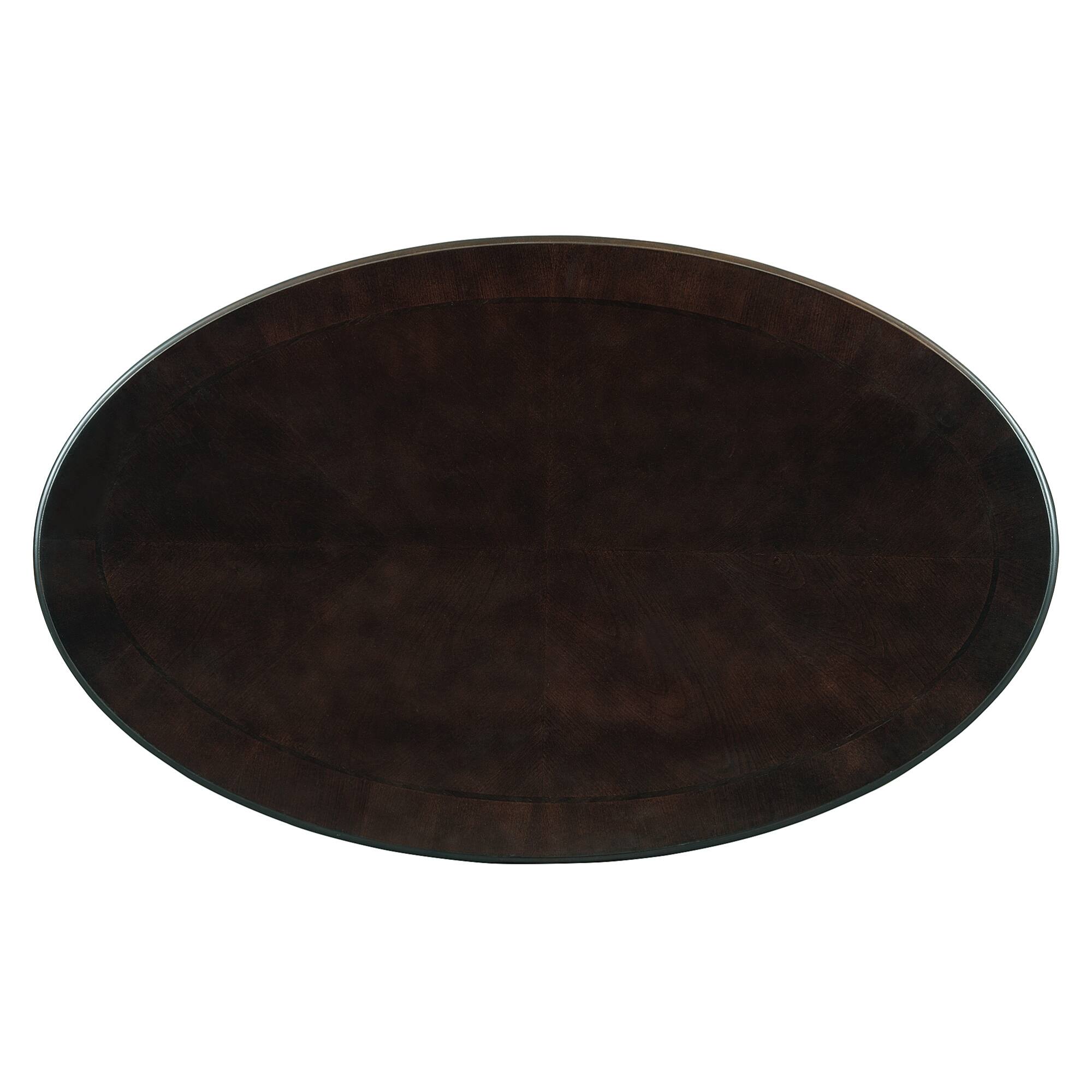 Alt View 10. GOODSILO - Vintage Oval Coffee Table with Drawer and Storage Shelf, French Country Accent Table for Living Room - Beige+Cherry.