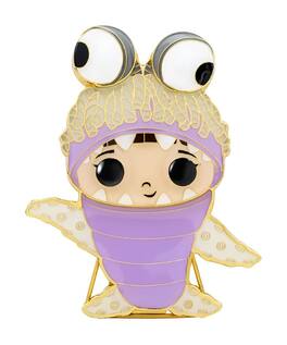 Disney Monsters Inc. 3 Inch Funko POP Pin | Boo in Monster Suit - Purple