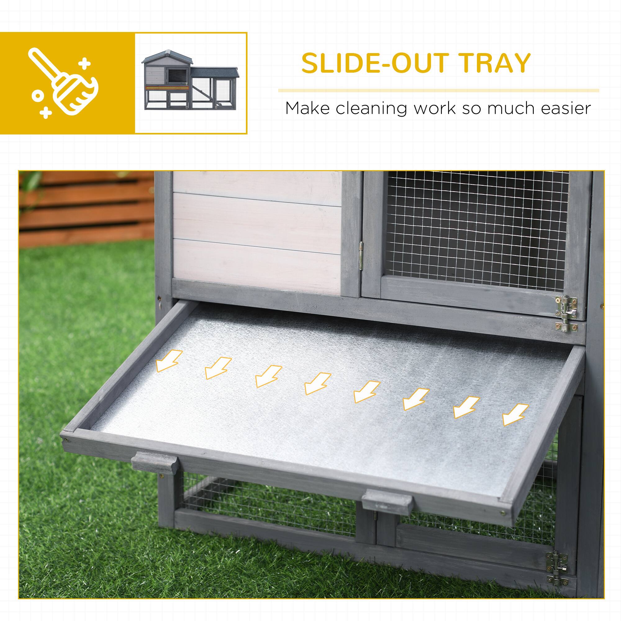 SLIDE-OUT TRAY  
Make cleaning work so much easier