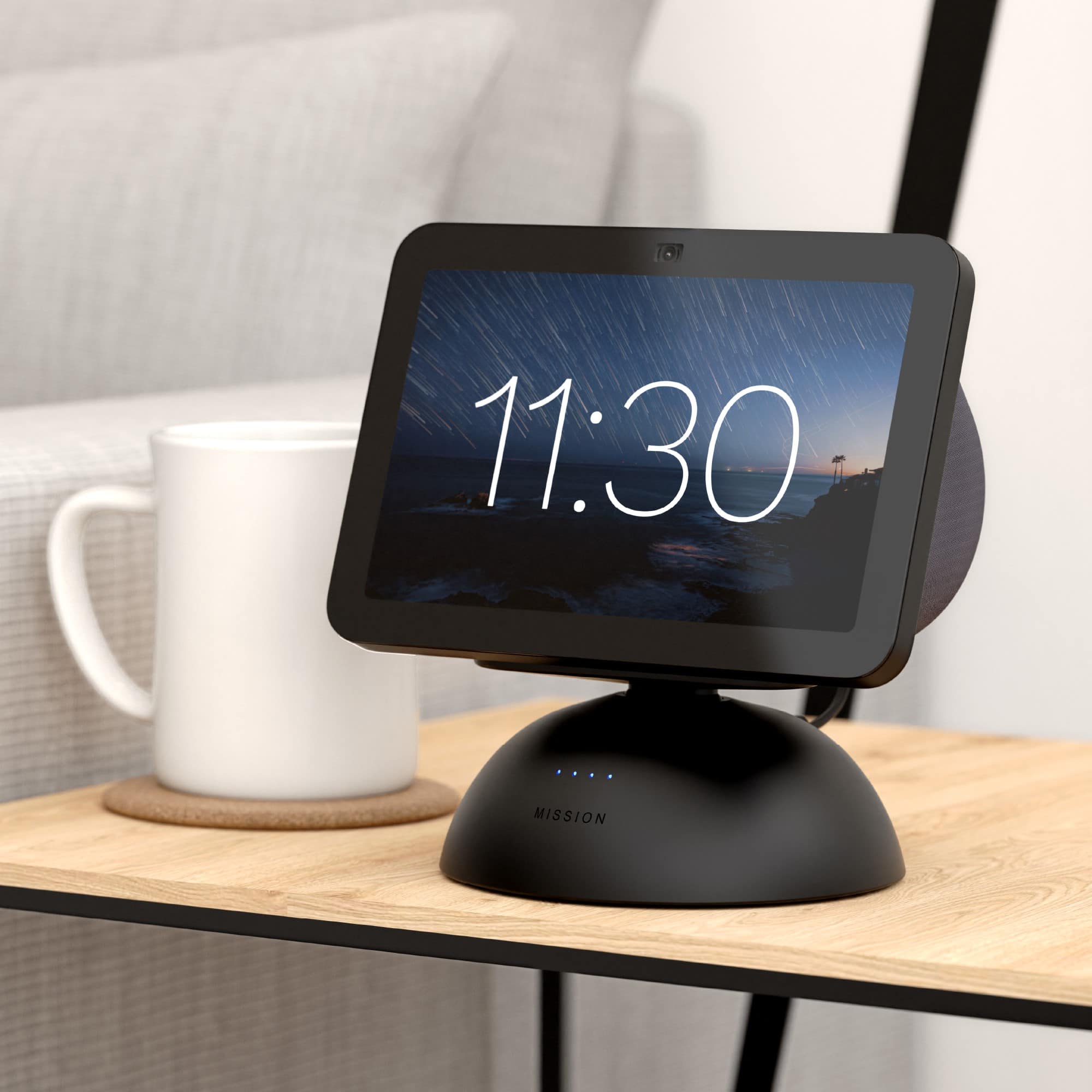 The text on the image reads "11:30 ... MISSION."