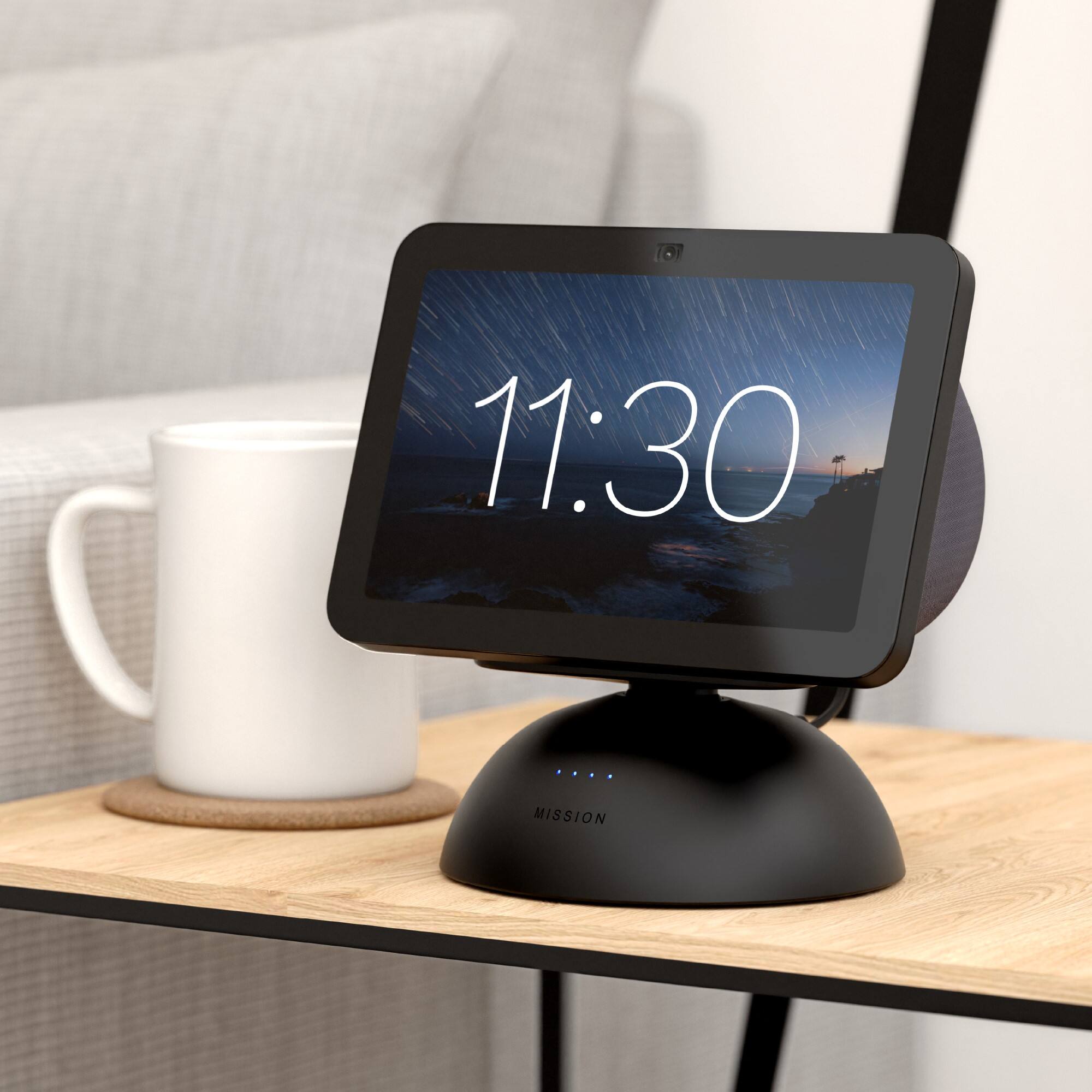 The text on the image reads "11:30 ... MISSION."