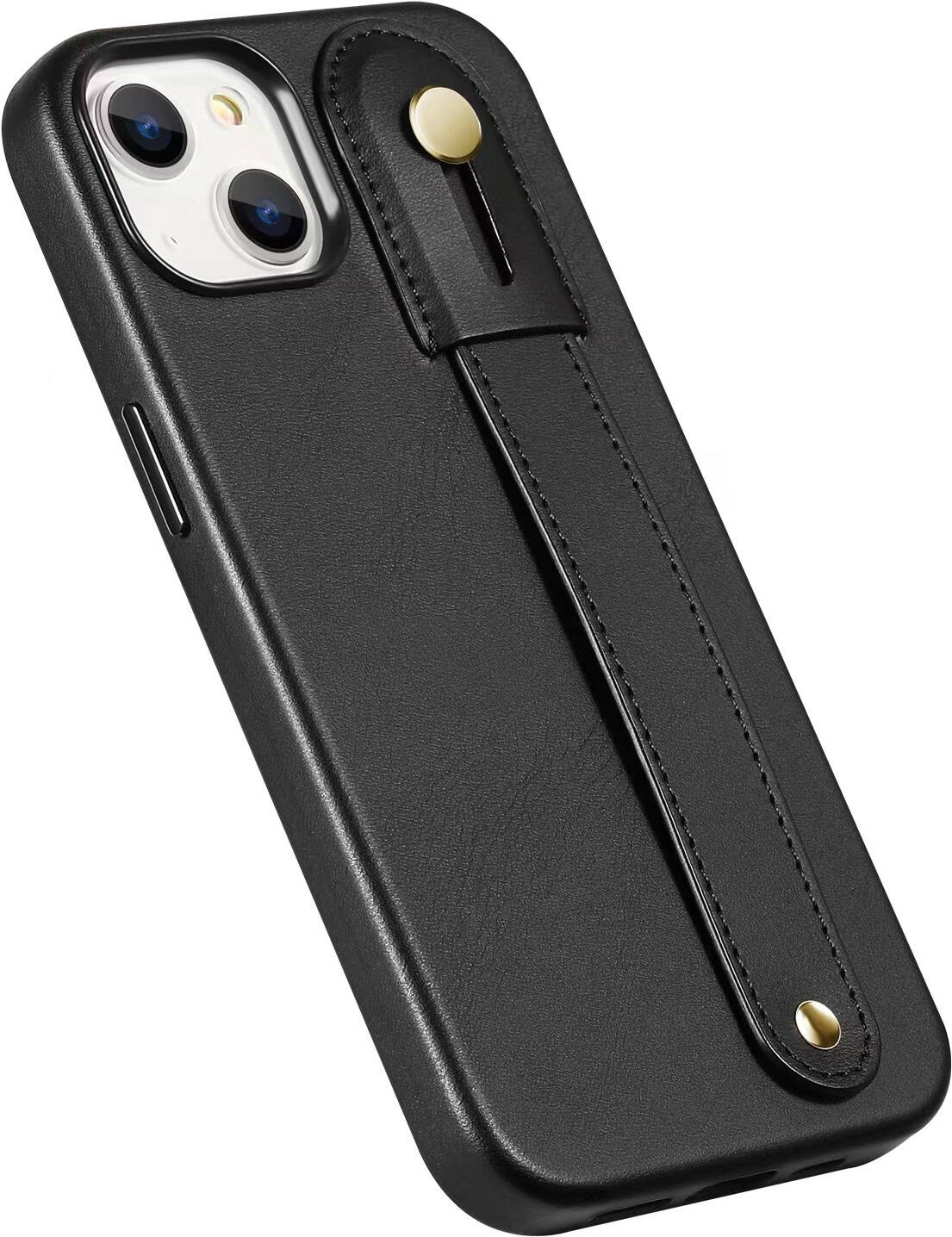 Alt View 14. SaharaCase - HandGrip Series Case for Apple iPhone 13 - Black.
