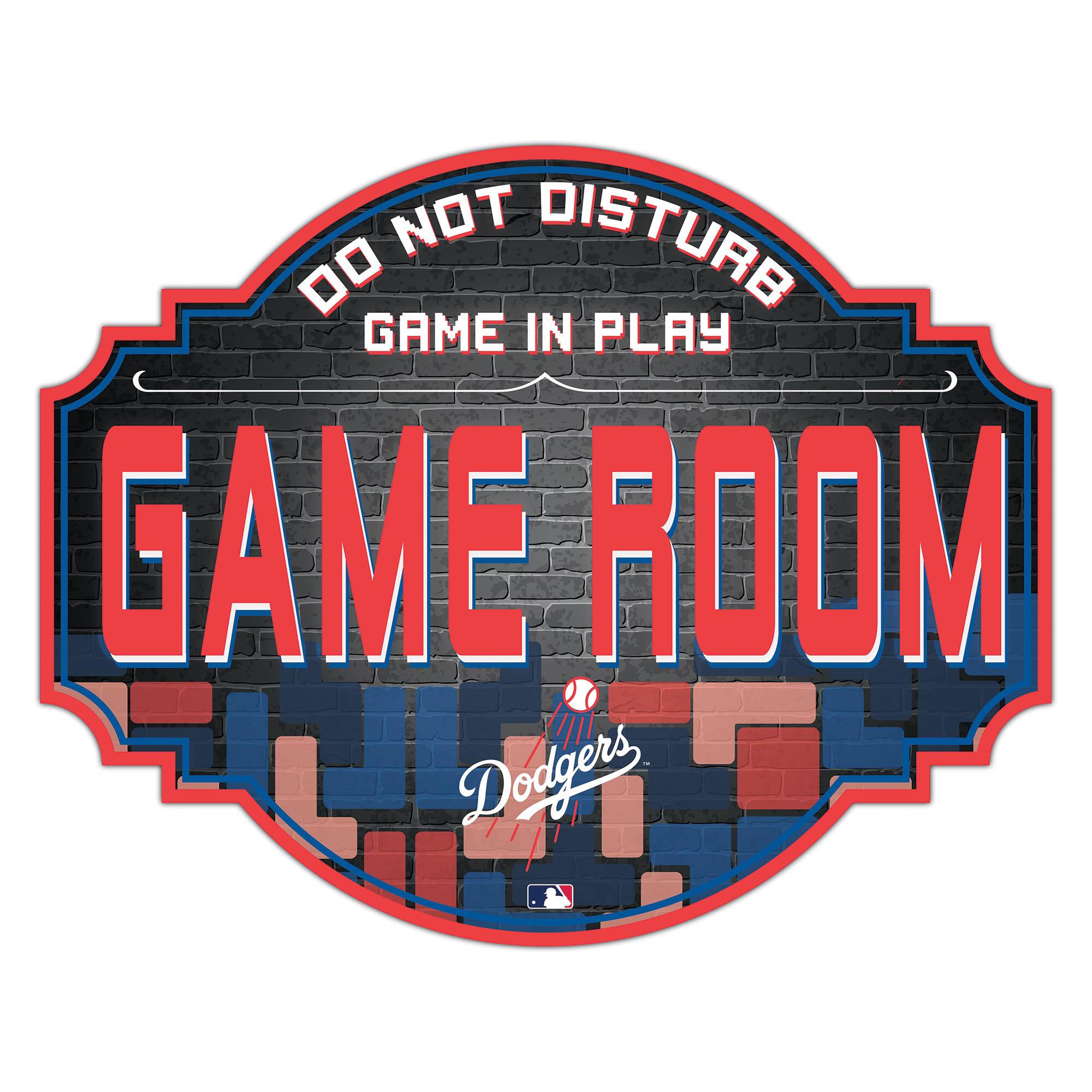 Los Angeles Dodgers 12'' Game Room Tavern Sign